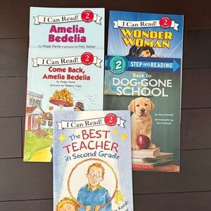 Scholastic I Can Read Books Set - Red, Blue, Green